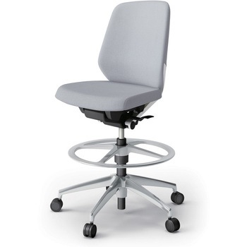 ノートチェア ハイポジションタイプ ローバック 肘なし ランバーサポートなし クロスSA アルミ脚<配送時組立サービス付> イトーキ