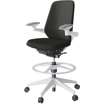 ノートチェア ハイポジションタイプ ハイバック 可動肘 ランバーサポートなし クロスSA 樹脂脚<配送時組立サービス付> イトーキ