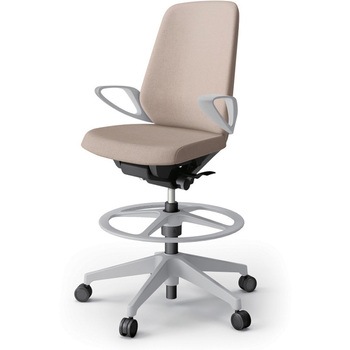 ノートチェア ハイポジションタイプ ハイバック 固定肘 ランバーサポートなし クロスSA 樹脂脚<配送時組立サービス付> - イトーキ