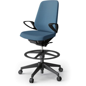 ノートチェア ハイポジションタイプ ハイバック 固定肘 ランバーサポートなし クロスSA 樹脂脚<配送時組立サービス付> - イトーキ