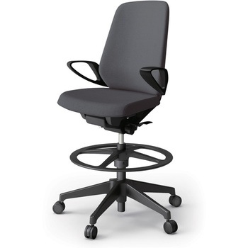 KJ-136SAP-T1T3 ノートチェア ハイポジションタイプ ハイバック 固定肘 ランバーサポートなし クロスSA 樹脂脚<配送時組立サービス付> イトーキ 82326136