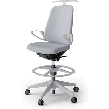 ノートチェア ハイポジションタイプ ハイバック 固定肘 ハンガー ランバーサポートなし クロスSA 樹脂脚<配送時組立サービス付> イトーキ