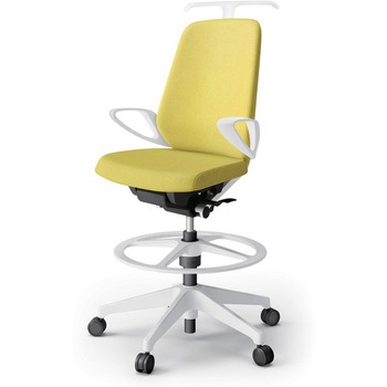 ノートチェア ハイポジションタイプ ハイバック 固定肘 ハンガー ランバーサポートなし クロスSA 樹脂脚<配送時組立サービス付> イトーキ