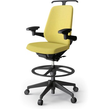 ノートチェア ハイポジションタイプ ハイバック 可動肘 ハンガー ランバーサポート付 クロスSA 樹脂脚<配送時組立サービス付> イトーキ