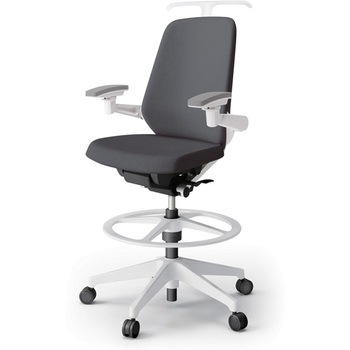 ノートチェア ハイポジションタイプ ハイバック 可動肘 ハンガー ランバーサポート付 クロスSA 樹脂脚<配送時組立サービス付> イトーキ