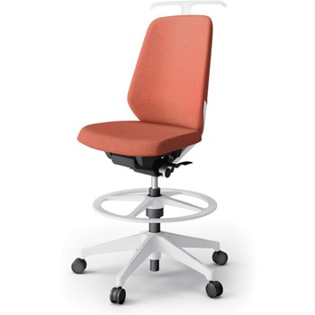 ノートチェア ハイポジションタイプ ハイバック 肘なし ハンガー ランバーサポート付 クロスSA 樹脂脚<配送時組立サービス付> イトーキ