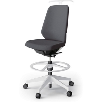 ノートチェア ハイポジションタイプ ハイバック 肘なし ハンガー ランバーサポート付 クロスSA 樹脂脚<配送時組立サービス付> イトーキ