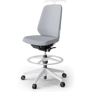 ノートチェア ハイポジションタイプ ハイバック 肘なし ハンガー ランバーサポート付 クロスSA 樹脂脚<配送時組立サービス付> イトーキ