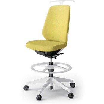 ノートチェア ハイポジションタイプ ハイバック 肘なし ハンガー ランバーサポート付 クロスSA 樹脂脚<配送時組立サービス付> イトーキ