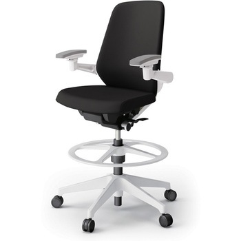 ノートチェア ハイポジションタイプ ハイバック 可動肘 ランバーサポートなし クロスPV 樹脂脚<配送時組立サービス付> イトーキ