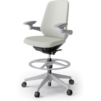 ノートチェア ハイポジションタイプ ハイバック 可動肘 ビニールレザーDL 樹脂脚<配送時組立サービス付> イトーキ