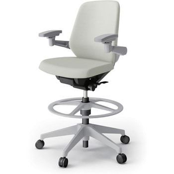 ノートチェア ハイポジションタイプ ローバック 可動肘 ビニールレザーDL 樹脂脚<配送時組立サービス付> イトーキ