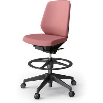 KJ-140DLP-T1M6 ノートチェア ハイポジションタイプ ローバック 肘なし ビニールレザーDL 樹脂脚<配送時組立サービス付> イトーキ 82341360