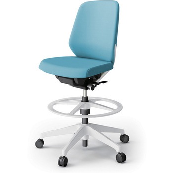 KJ-140DLP-W9S4 ノートチェア ハイポジションタイプ ローバック 肘なし ビニールレザーDL 樹脂脚<配送時組立サービス付> イトーキ 82341430