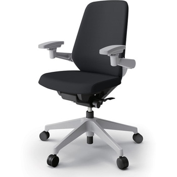 ノートチェア ハイバック 可動肘 ビニールレザーDL ナイロンキャスター<配送時組立サービス付> イトーキ