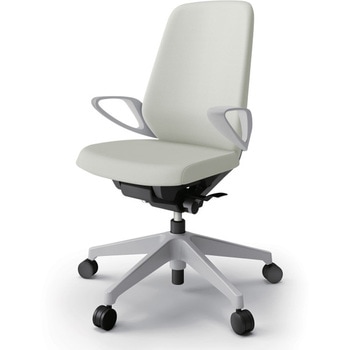 ノートチェア ハイバック 固定肘 ビニールレザーDL ナイロンキャスター<配送時組立サービス付> イトーキ