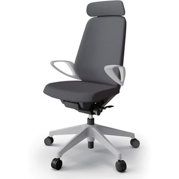 ノートチェア エクストラハイバック 固定肘 ランバーサポートなし クロスSA ナイロンキャスター<配送時組立サービス付> イトーキ