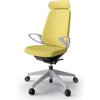 ノートチェア エクストラハイバック 固定肘 ランバーサポートなし クロスSA ナイロンキャスター<配送時組立サービス付> イトーキ