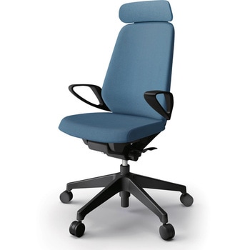 ノートチェア エクストラハイバック 固定肘 ランバーサポートなし クロスSA ナイロンキャスター<配送時組立サービス付> イトーキ