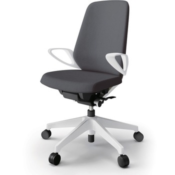 KJ-136SAM-W9T3 ノートチェア ハイバック 固定肘 ランバーサポートなし クロスSA ウレタンキャスター<配送時組立サービス付> イトーキ 82346095