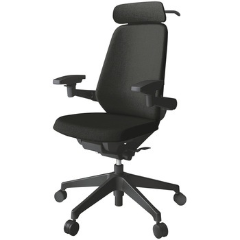 ノートチェア エクストラハイバック 可動肘 ハンガー ランバーサポート付 クロスSA ナイロンキャスター<配送時組立サービス付> イトーキ