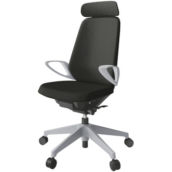 ノートチェア エクストラハイバック 固定肘 ランバーサポート付 クロスSA ナイロンキャスター<配送時組立サービス付> - イトーキ