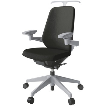 ノートチェア ハイバック 可動肘 ハンガー ランバーサポート付 クロスSA ウレタンキャスター<配送時組立サービス付> イトーキ