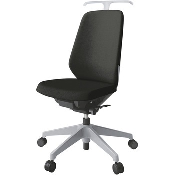 ノートチェア ハイバック 肘なし ハンガー ランバーサポート付 クロスSA ウレタンキャスター<配送時組立サービス付> イトーキ