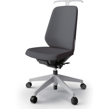 ノートチェア ハイバック 肘なし ハンガー ランバーサポート付 クロスSA ウレタンキャスター<配送時組立サービス付> イトーキ