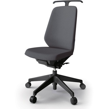 ノートチェア ハイバック 肘なし ハンガー ランバーサポート付 クロスSA ウレタンキャスター<配送時組立サービス付> イトーキ