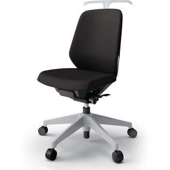 ノートチェア ローバック 肘なし ハンガー ランバーサポートなし クロスPV ナイロンキャスター<配送時組立サービス付> - イトーキ