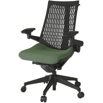 KG447PSHT1Q2T1 アクトチェア エラストマーバック 可動肘 ハンガー ランバーサポートなし 樹脂脚 PS張地 ナイロンキャスター<配送時組立サービス付> イトーキ 82382669