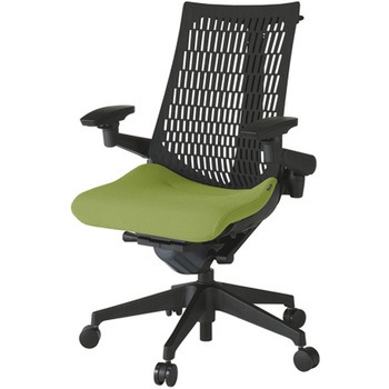 KG447PSHT1Q6T1 アクトチェア エラストマーバック 可動肘 ハンガー ランバーサポートなし 樹脂脚 PS張地 ナイロンキャスター<配送時組立サービス付> イトーキ 82382678