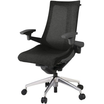 アクトチェア 可動肘 ハンガー ランバーサポートなし アルミミラー脚 メッシュJE ウレタンキャスター<配送時組立サービス付> イトーキ