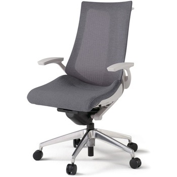 アクトチェア 固定肘 ハンガー ランバーサポートなし アルミミラー脚 メッシュJE ウレタンキャスター<配送時組立サービス付> イトーキ