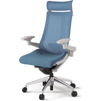 アクトチェア エクストラハイバック 可動肘 ハンガー ランバーサポート付 アルミミラー脚 メッシュJE ウレタンキャスター<配送時組立サービス付> - イトーキ