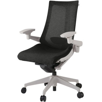 アクトチェア 可動肘 ハンガー ランバーサポート付 樹脂脚 メッシュJE ウレタンキャスター<配送時組立サービス付> - イトーキ