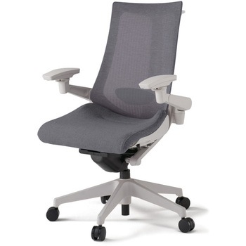 アクトチェア 可動肘 ハンガー ランバーサポート付 樹脂脚 メッシュJE ウレタンキャスター<配送時組立サービス付> - イトーキ