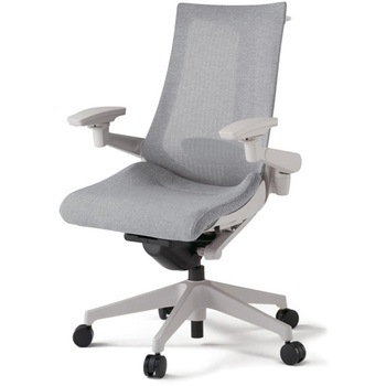 アクトチェア 可動肘 ハンガー ランバーサポート付 樹脂脚 メッシュJE ウレタンキャスター<配送時組立サービス付> - イトーキ