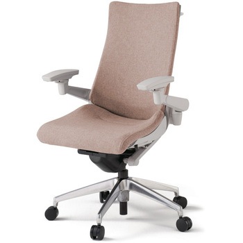 アクトチェア 可動肘 ハンガー ランバーサポートなし アルミミラー脚 クロスSA ウレタンキャスター<配送時組立サービス付> - イトーキ