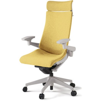 アクトチェア エクストラハイバック 可動肘 ハンガー ランバーサポートなし 樹脂脚 クロスSA ウレタンキャスター<配送時組立サービス付> - イトーキ