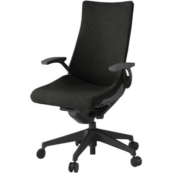 アクトチェア 固定肘 ランバーサポートなし 樹脂脚 クロスSA ナイロンキャスター<配送時組立サービス付> - イトーキ