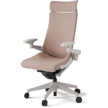 アクトチェア エクストラハイバック 可動肘 ランバーサポート付 樹脂脚 クロスSA ウレタンキャスター<配送時組立サービス付> - イトーキ