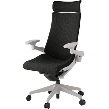 アクトチェア エクストラハイバック 可動肘 ランバーサポート付 樹脂脚 クロスSA ウレタンキャスター<配送時組立サービス付> - イトーキ