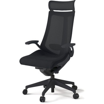 アクトチェア エクストラハイバック 固定肘 ランバーサポート付 樹脂脚 メッシュJV ナイロンキャスター<配送時組立サービス付> イトーキ