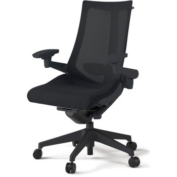 アクトチェア 可動肘 ハンガー ランバーサポート付 樹脂脚 メッシュJV ウレタンキャスター<配送時組立サービス付> イトーキ