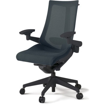 アクトチェア 可動肘 ハンガー ランバーサポート付 樹脂脚 メッシュJV ウレタンキャスター<配送時組立サービス付> イトーキ