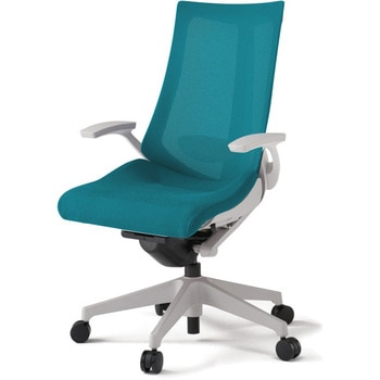 アクトチェア 固定肘 ランバーサポート付 樹脂脚 メッシュJV ナイロンキャスター<配送時組立サービス付> イトーキ