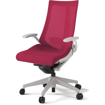 アクトチェア 固定肘 ランバーサポート付 樹脂脚 メッシュJV ナイロンキャスター<配送時組立サービス付> イトーキ