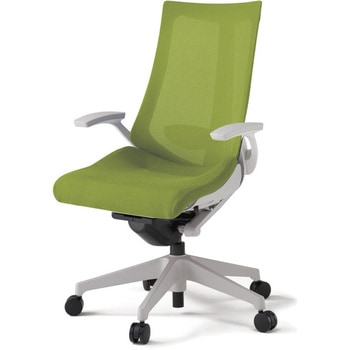 アクトチェア 固定肘 ランバーサポート付 樹脂脚 メッシュJV ナイロンキャスター<配送時組立サービス付> イトーキ